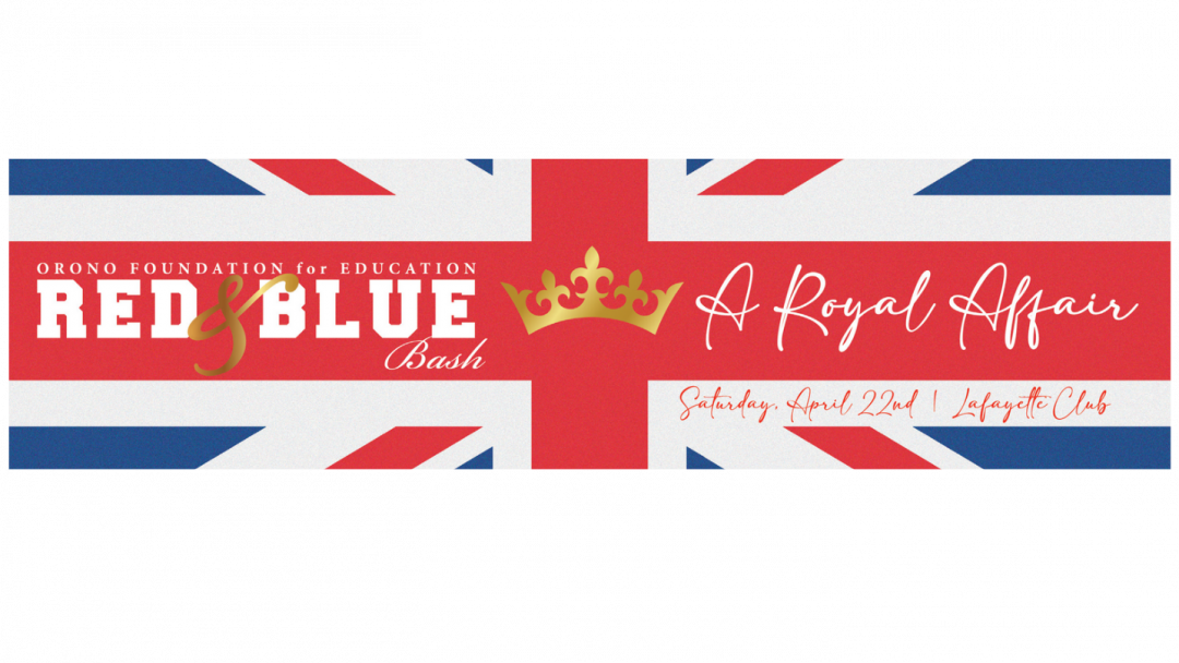 2023 Red & Blue Bash- a Royal Affair banner