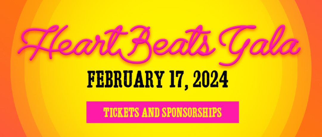 14th Annual HeartBeats Gala banner