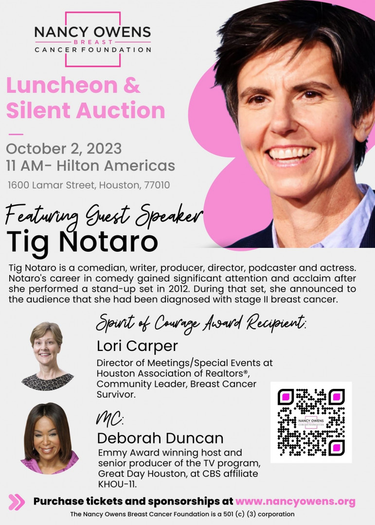 Nancy Owens Breast Cancer Foundation Luncheon and Auction 2023 banner