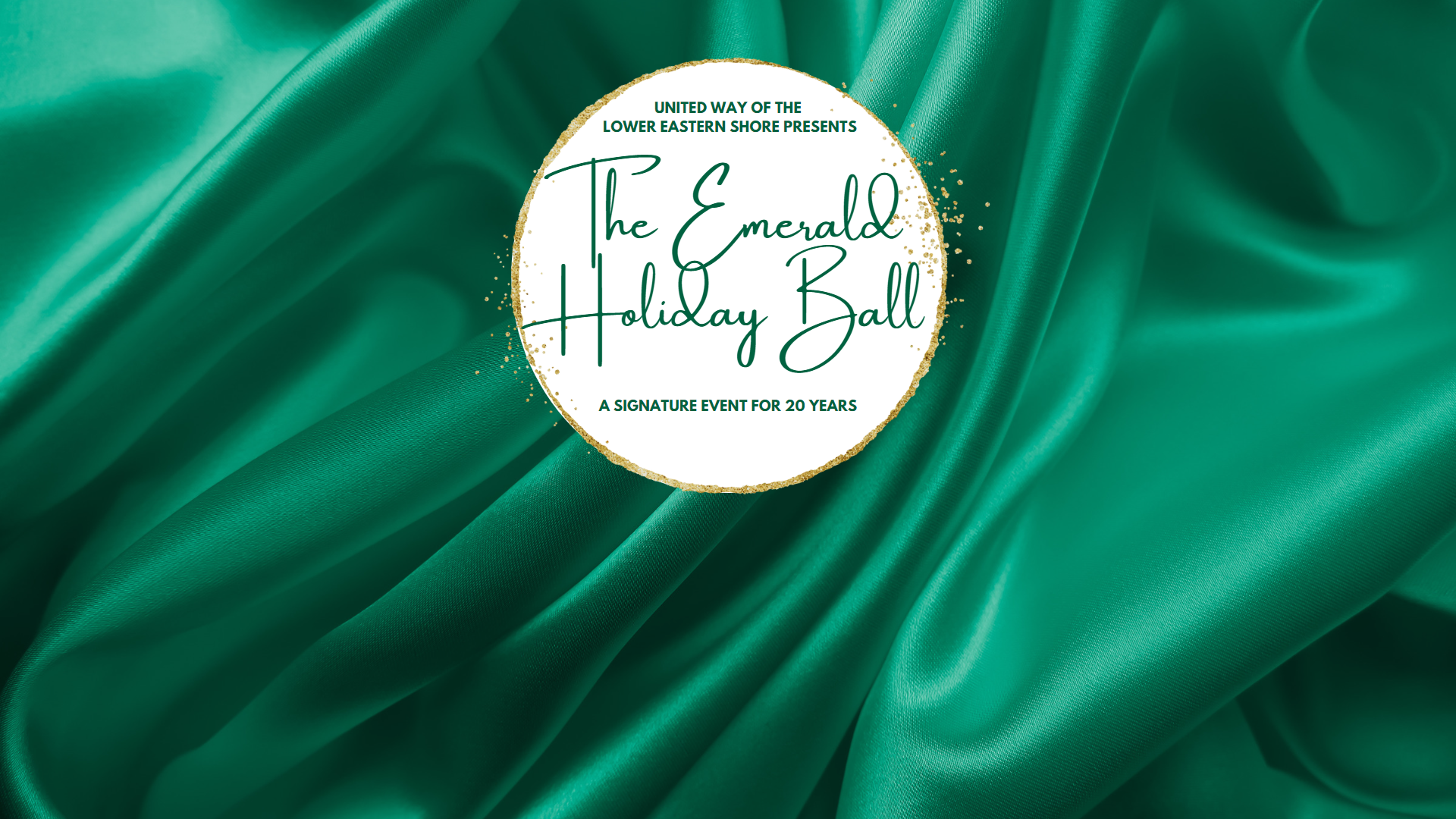 Emerald Holiday Ball background