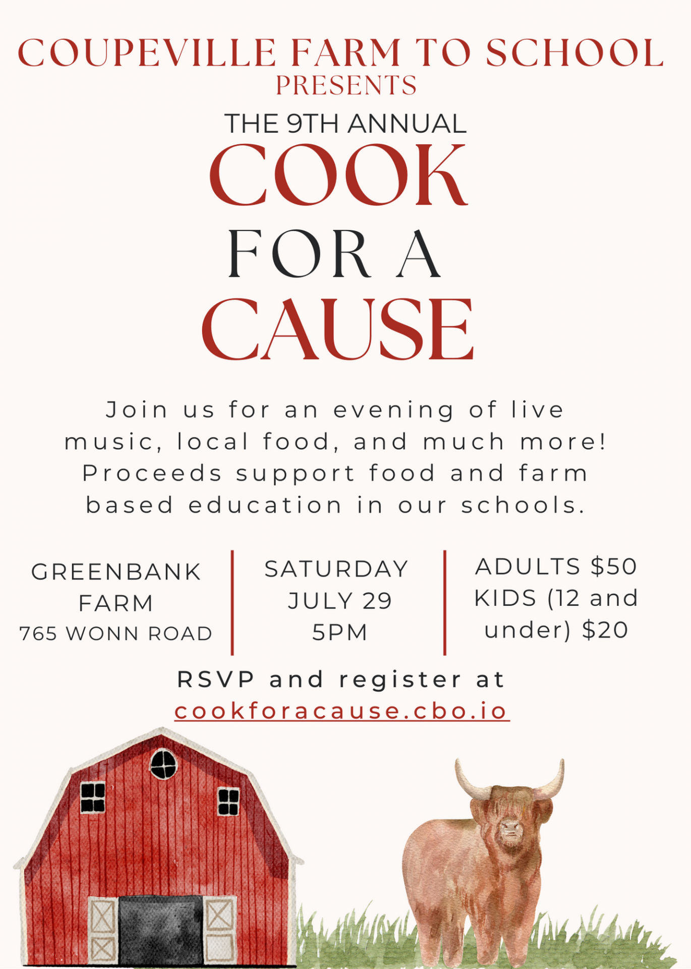 Cook for a Cause - 2023 logo