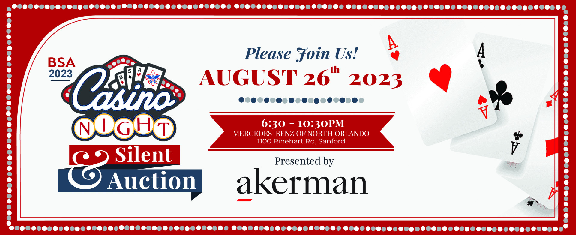 Casino Night and Silent Auction 2023 logo