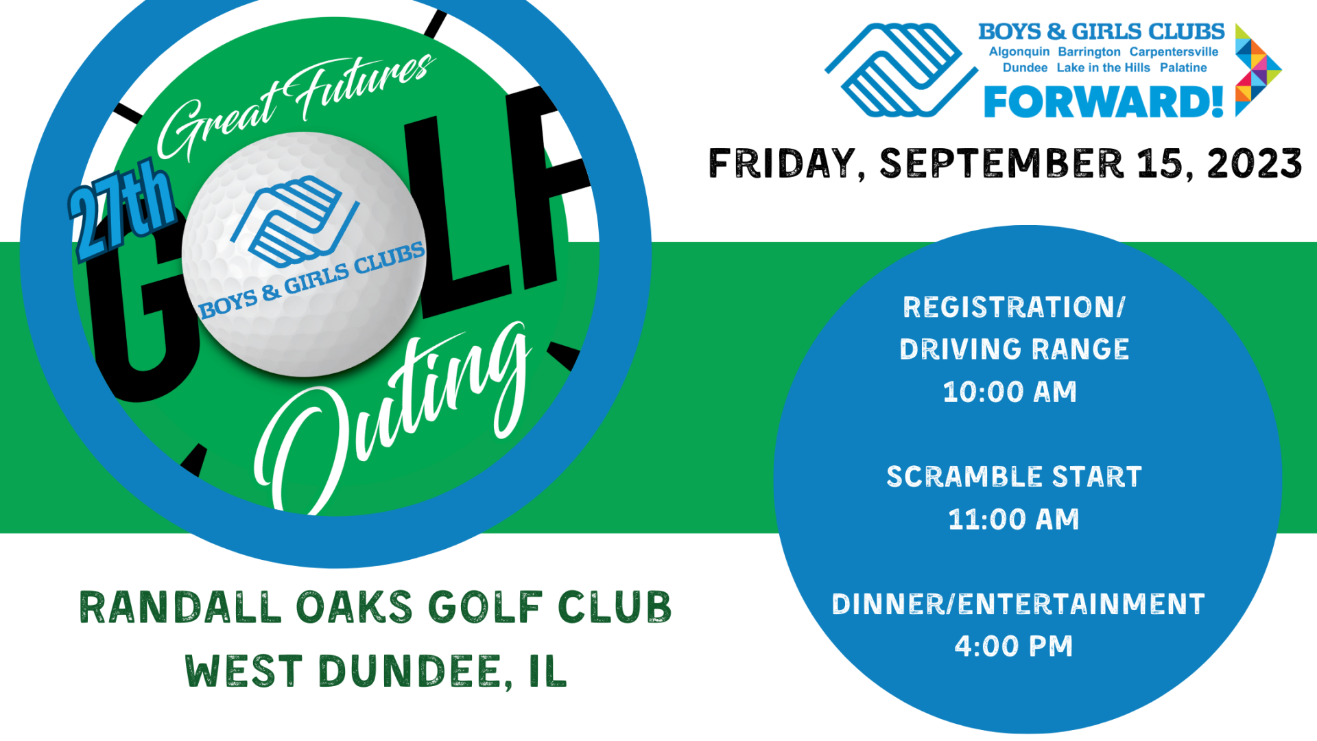 BGCDT Great Futures Golf Outing 2023 logo