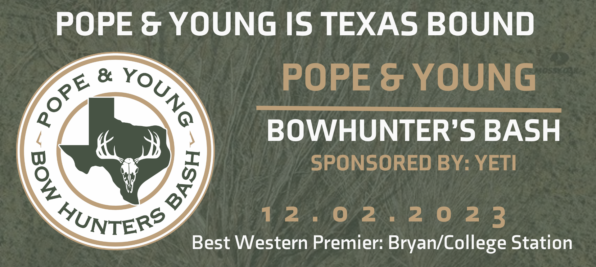 2023 Texas Bowhunters Bash background