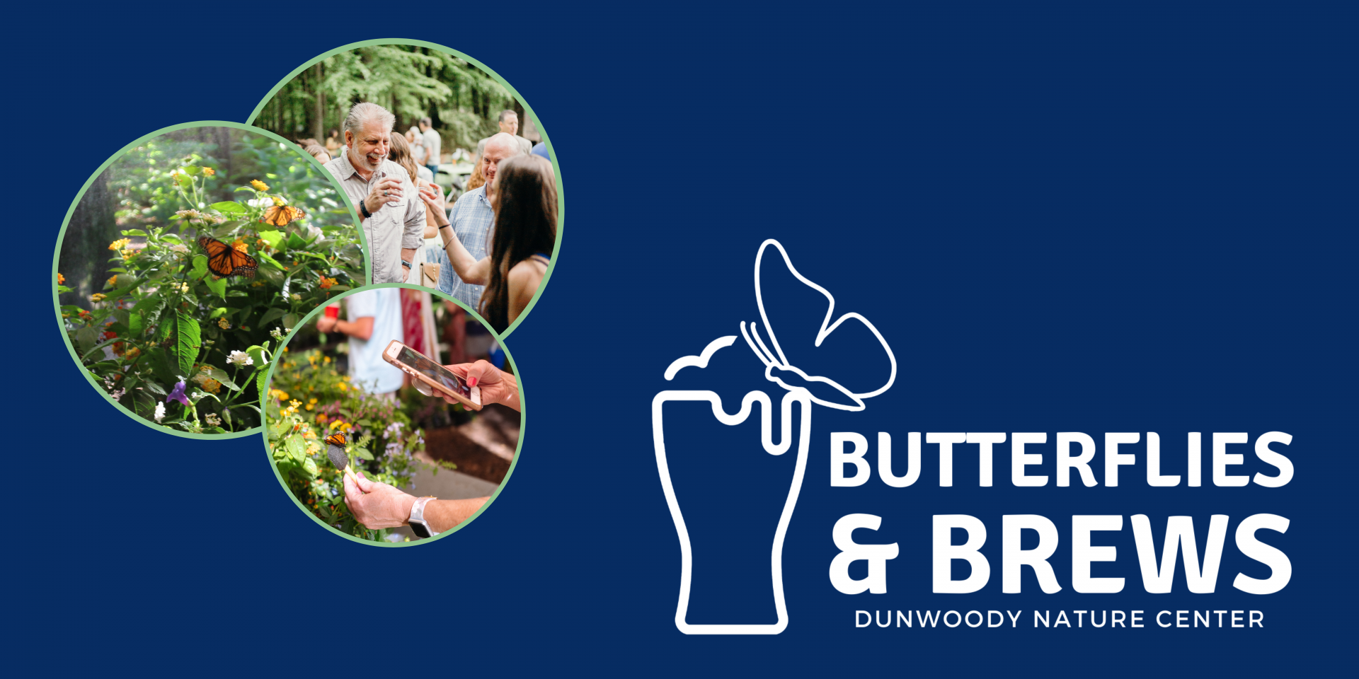 Butterflies and Brews logo