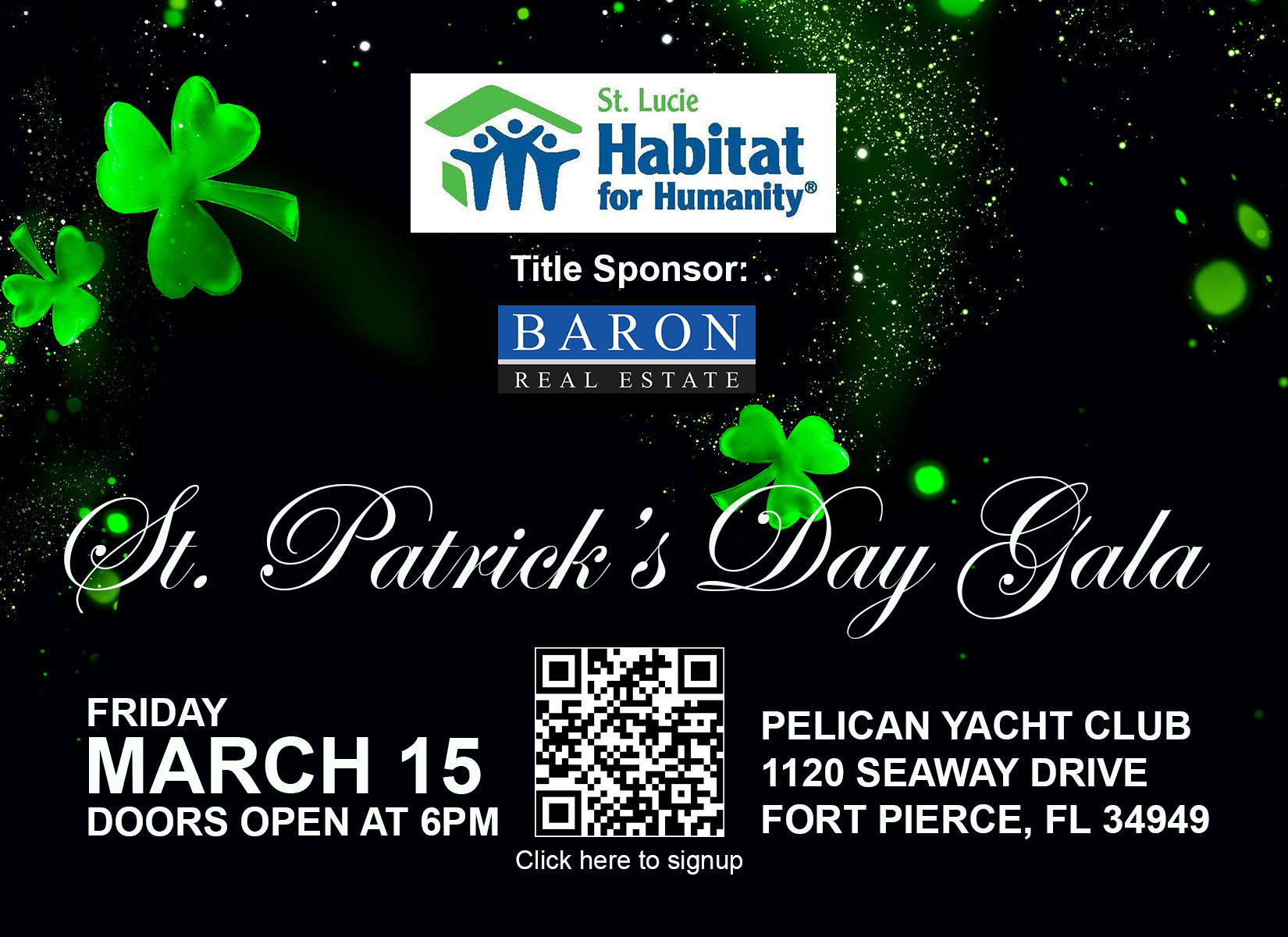 St Patrick's Day Gala background