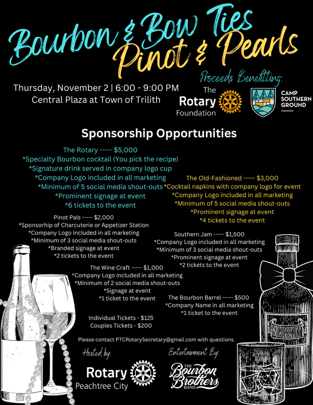 Rotary Club of Peachtree City banner