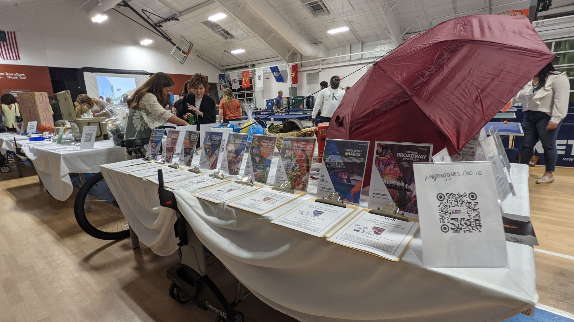 Ping Pong for Charity Auction background